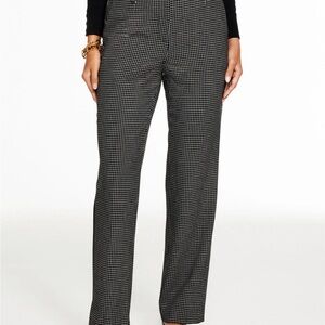 NWT Talbots Black and White Southampton Pants. Size 8.